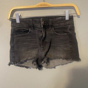 American Eagle Outfitters Dark Gray Jean Shorts